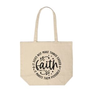 Faith Custom Canvas Tote Bag